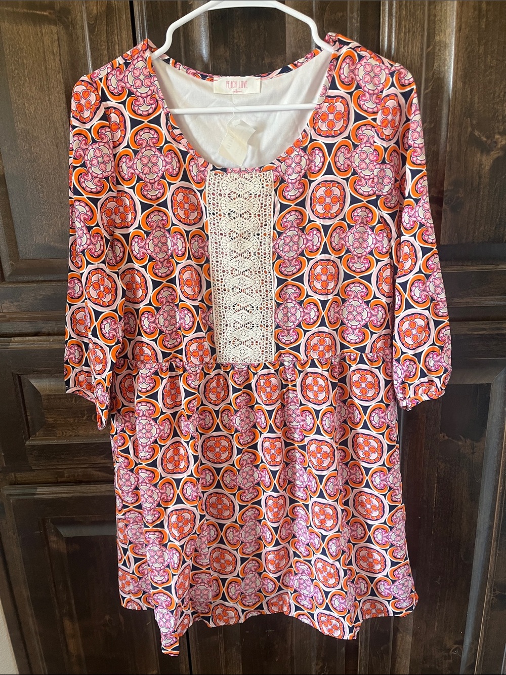 Print dress size small